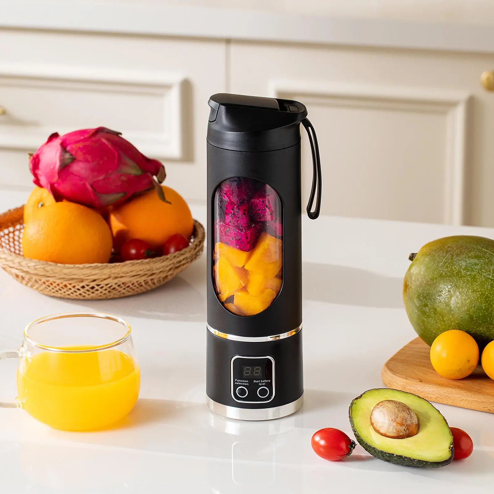 USB Rechargeable Portable Blender and Juicer for Smoothies, Fruits, and Vegetables – Ideal for Home and Outdoor Use