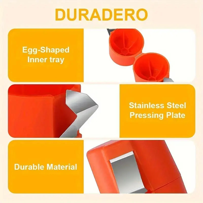Professional Eggshell Opener and Separator Tool for Kitchen and Baking Use