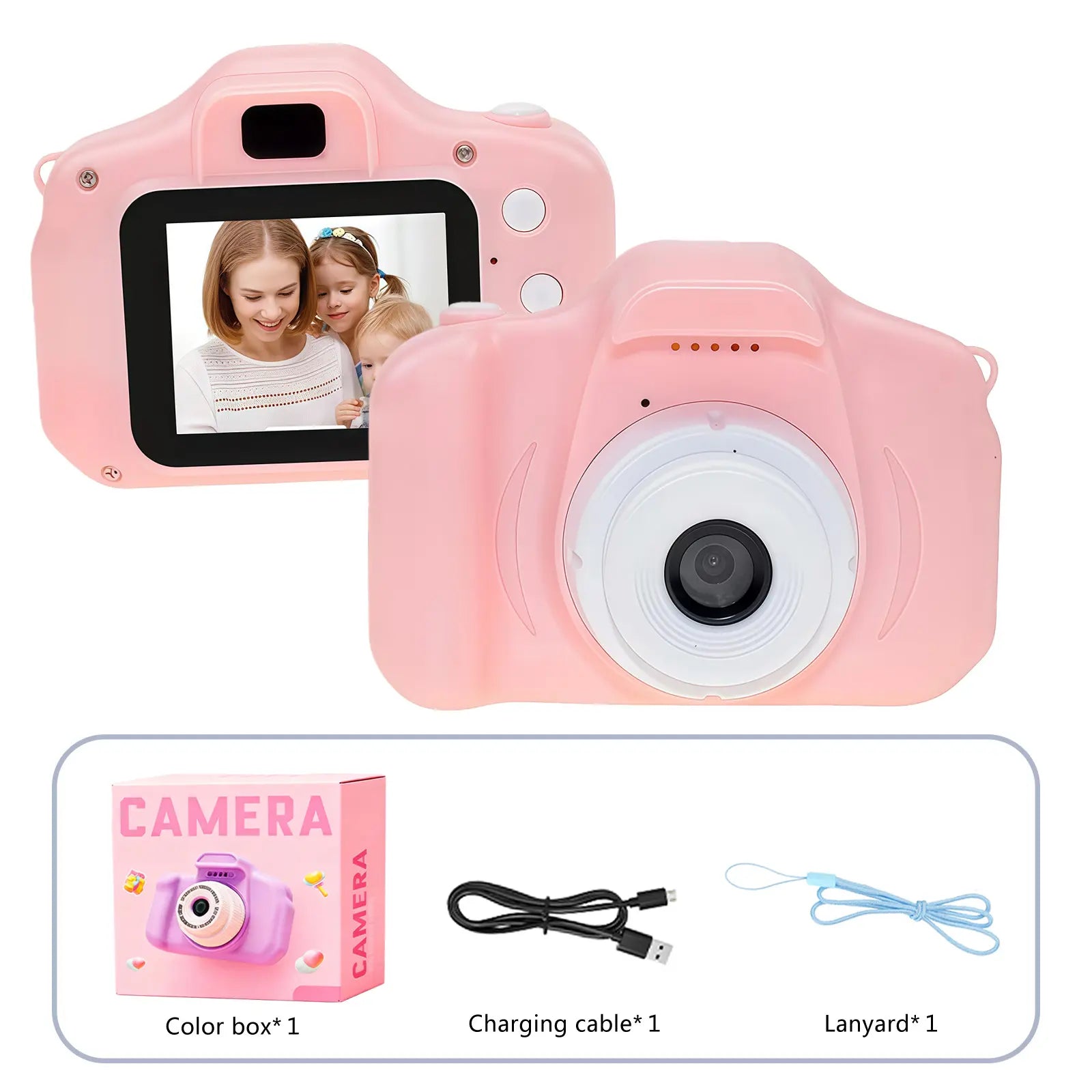 HD Mini Battery-Powered Digital Selfie Camera for Kids - Educational Outdoor Science & Technology Toy, Ideal Holiday and Birthday Gift for Boys and Girls