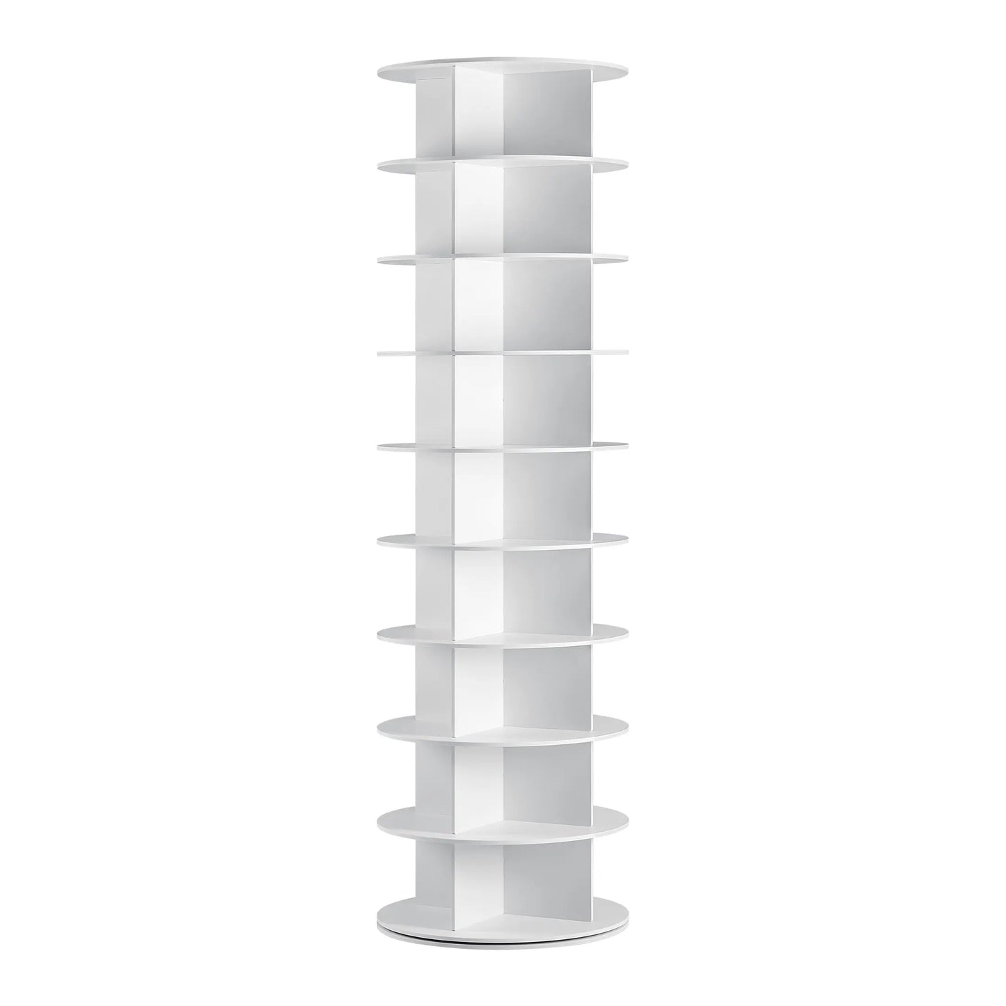 Rotating Shoe Rack Tower - 360° Spinning Shoe Display Carousel for Closet Organization and Handbag Storage