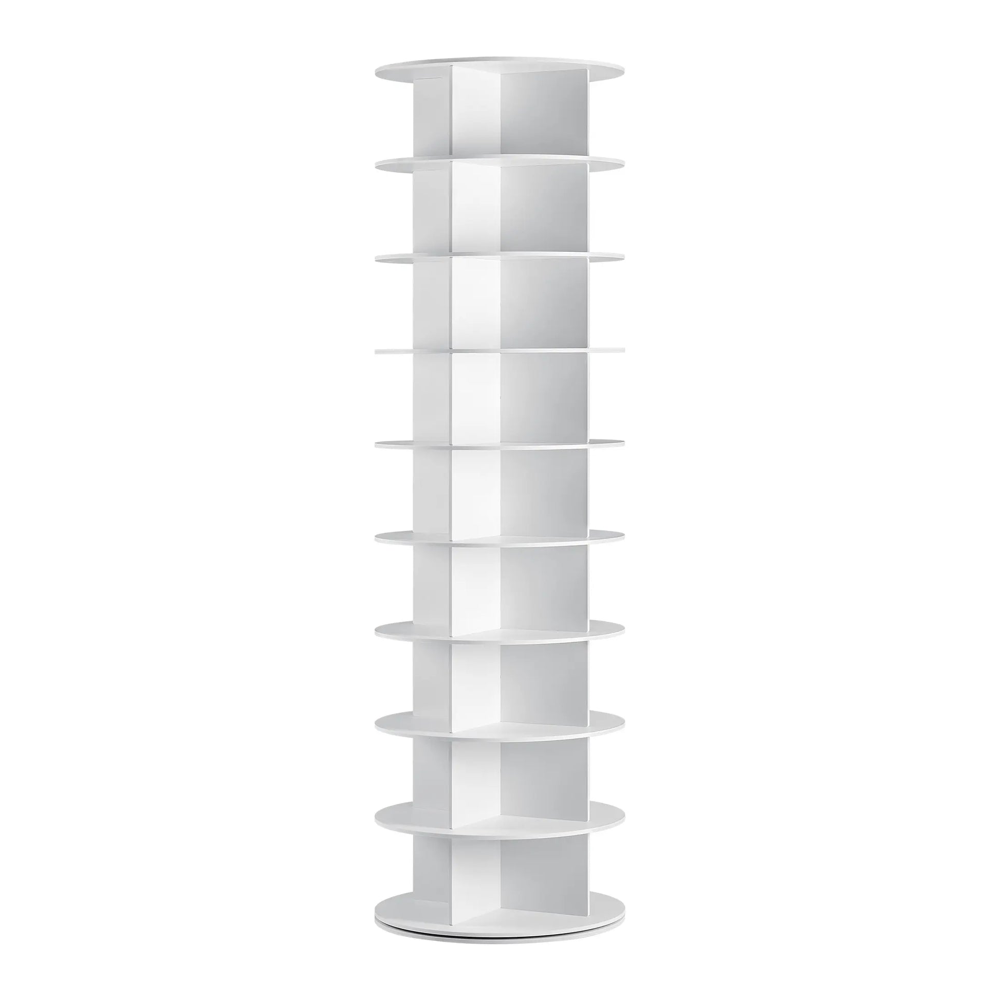 Rotating Shoe Rack Tower - 360° Spinning Shoe Display Carousel for Closet Organization and Handbag Storage