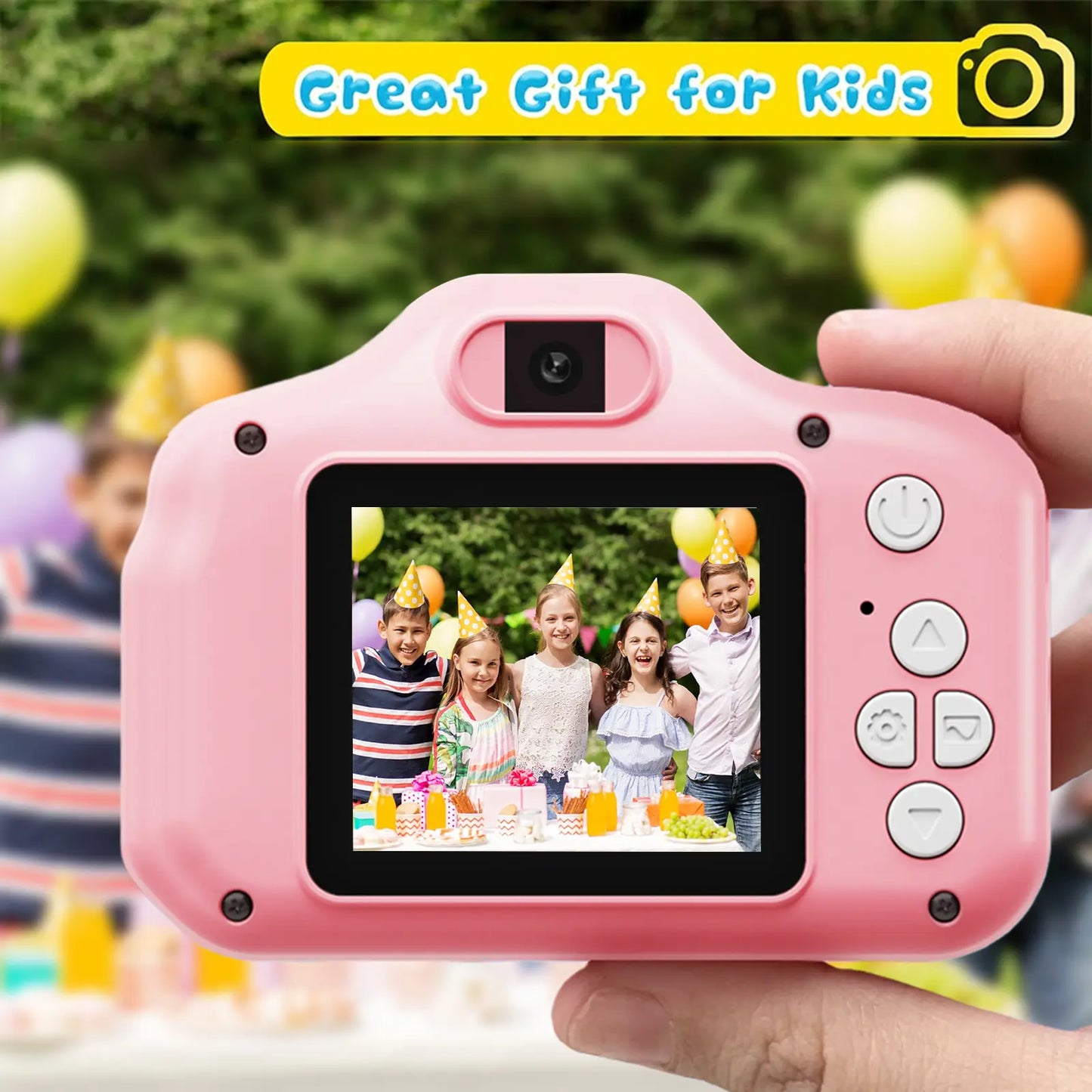 HD Mini Battery-Powered Digital Selfie Camera for Kids - Educational Outdoor Science & Technology Toy, Ideal Holiday and Birthday Gift for Boys and Girls